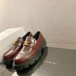 Celine Bulky Penny Chunky Loafer Burgundy For Women