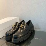 Celine Bulky Penny Chunky Loafer Black For Women