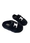 Celine Celine Fur Mule In Shearling Black For Women