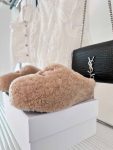 Celine Celine Fur Mule In Shearling Beige For Women 352433781C.01CR