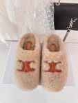 Celine Celine Fur Mule In Shearling Beige For Women 352433781C.01CR