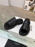 Celine Clea Triomphe Slide Black For Women