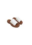 Celine Clea Triomphe Slide White For Women