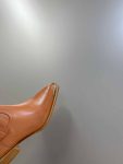 Celine Cruiser Boots Chelsea Boot With Metal Toe Brown For Women