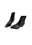 Celine Cruiser Boots Chelsea Boot With Metal Toe Black For Women