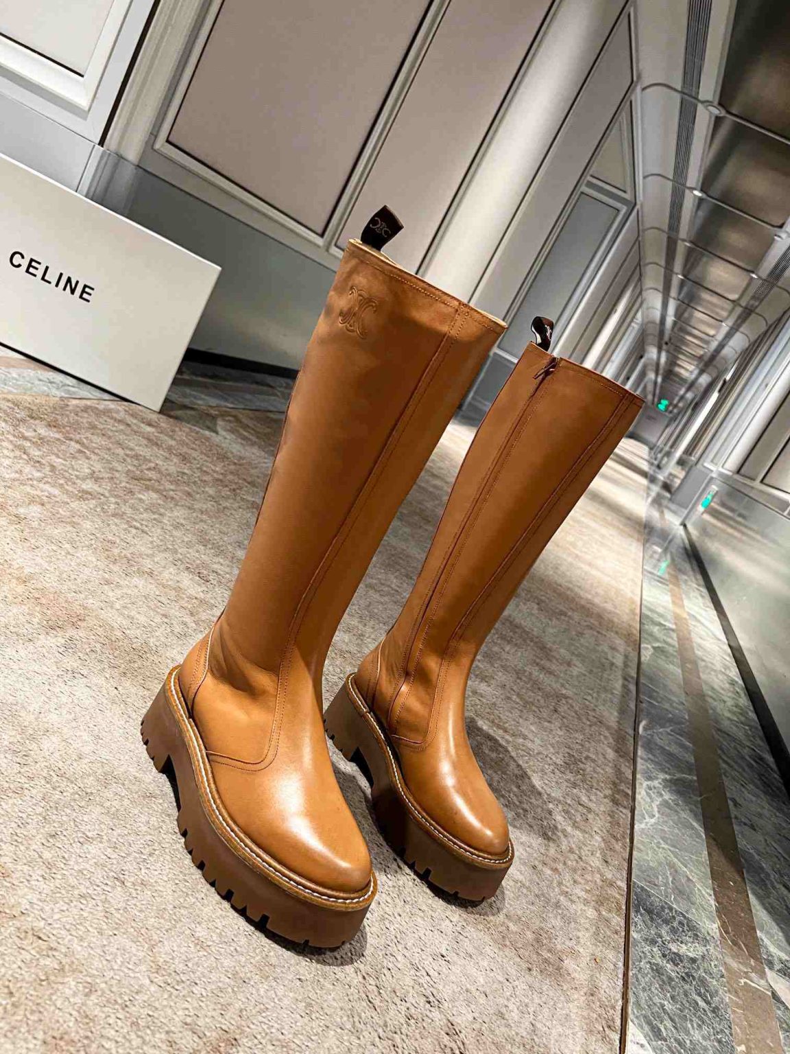 Celine High Boot Brown For Women