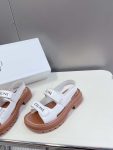 Celine Leo Scratch Sandal White For Women