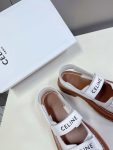 Celine Leo Scratch Sandal White For Women