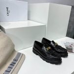 Celine Margaret Loafer With Triomphe Black For Women