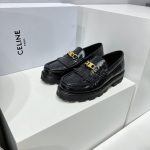 Celine Margaret Loafer With Triomphe Black For Women