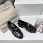 Celine Margaret Loafer With Triomphe Black For Women