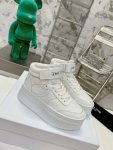 Celine Mid Block Sneakers With Velcro And Wedge White For Women 352163338C.01OP