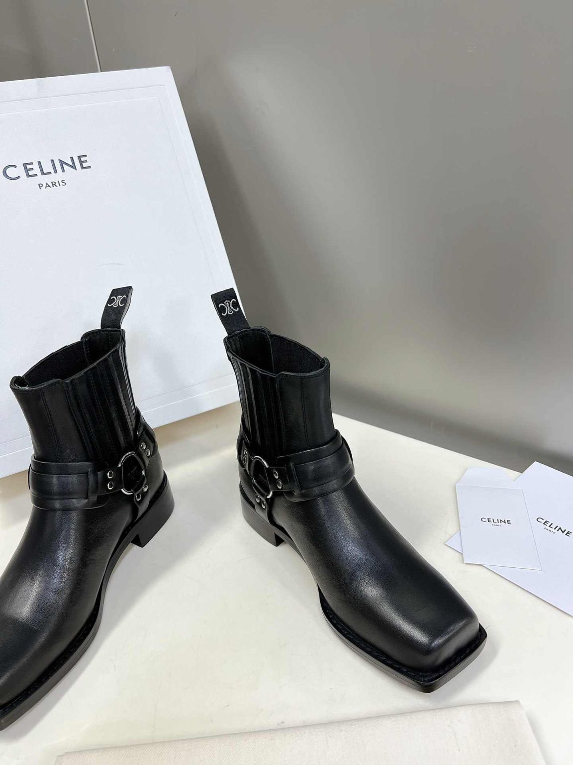 Celine Rider Boot Black For Women