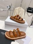 Celine Slides Tippi Brown For Women 357283766C.04LU