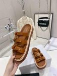 Celine Slides Tippi Brown For Women 357283766C.04LU