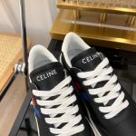 Celine Tennis Sneakers And Laminated Black For Women