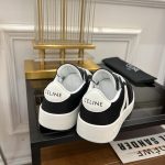 Celine Tennis Sneakers And Laminated Black And White For Women