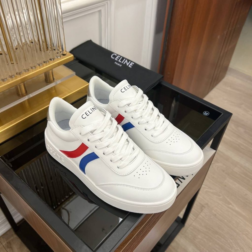 Celine Tennis Sneakers And Laminated White For Women 352133796C.01UT