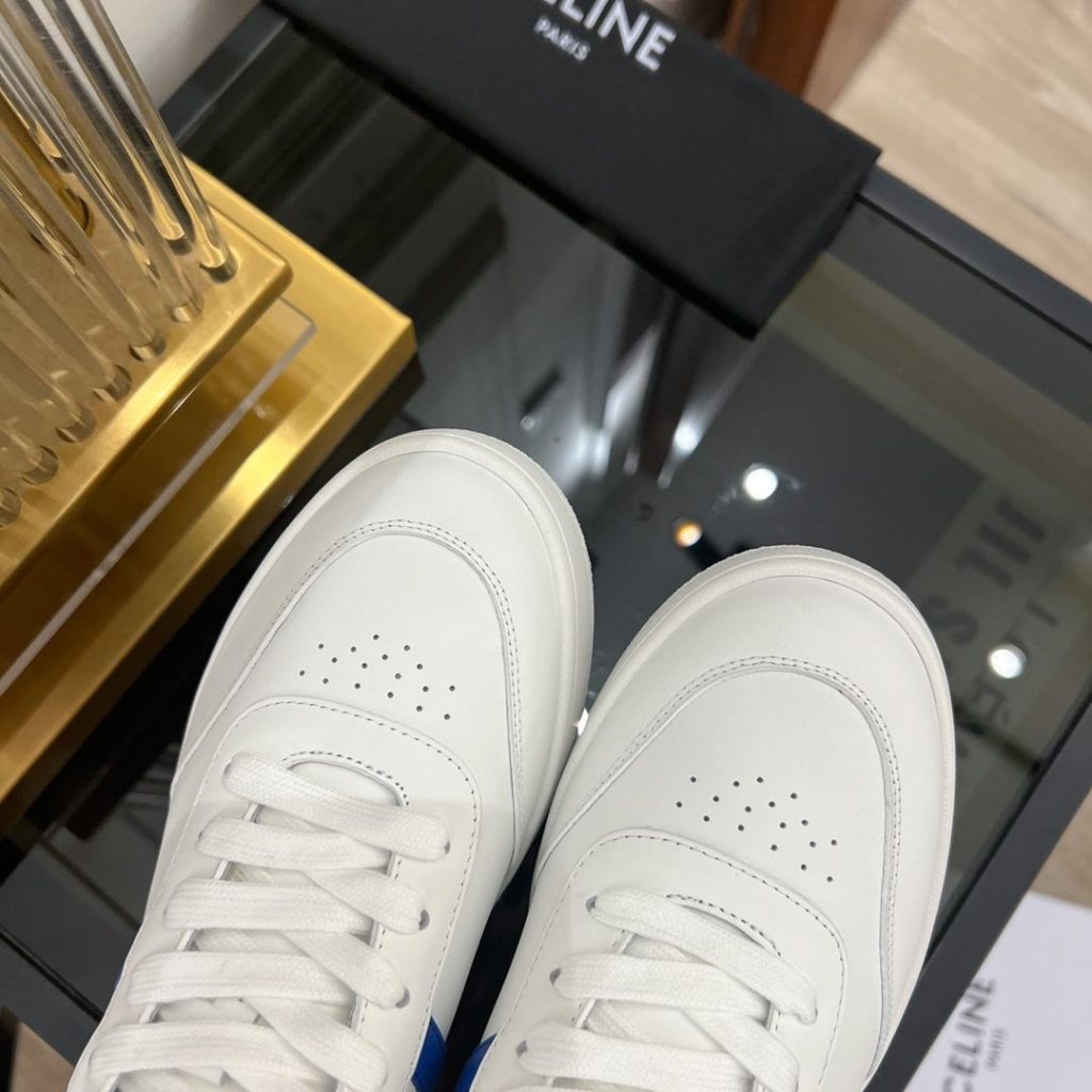 Celine Tennis Sneakers And Laminated White For Women 352133796C.01UT