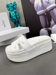 Celine Triomphe Block Slide White For Women