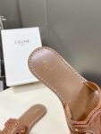 Celine Triomphe Mule Brown For Women 352413767C.04LU