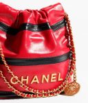 [True-to-ORIGINAL] Chanel 22 Mini Bag Red And Black For Women AS3980 B16652 NY215 – 7.8 Inches/20 Cm