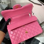 Travel Set: Louis Vuitton Horizon 55 Suitcase Pink + Chanel Large Classic Handbag Pink