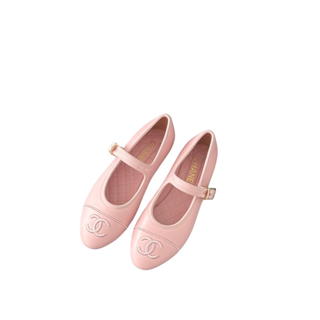 Chanel Mary Janes 24SS Pink For Women