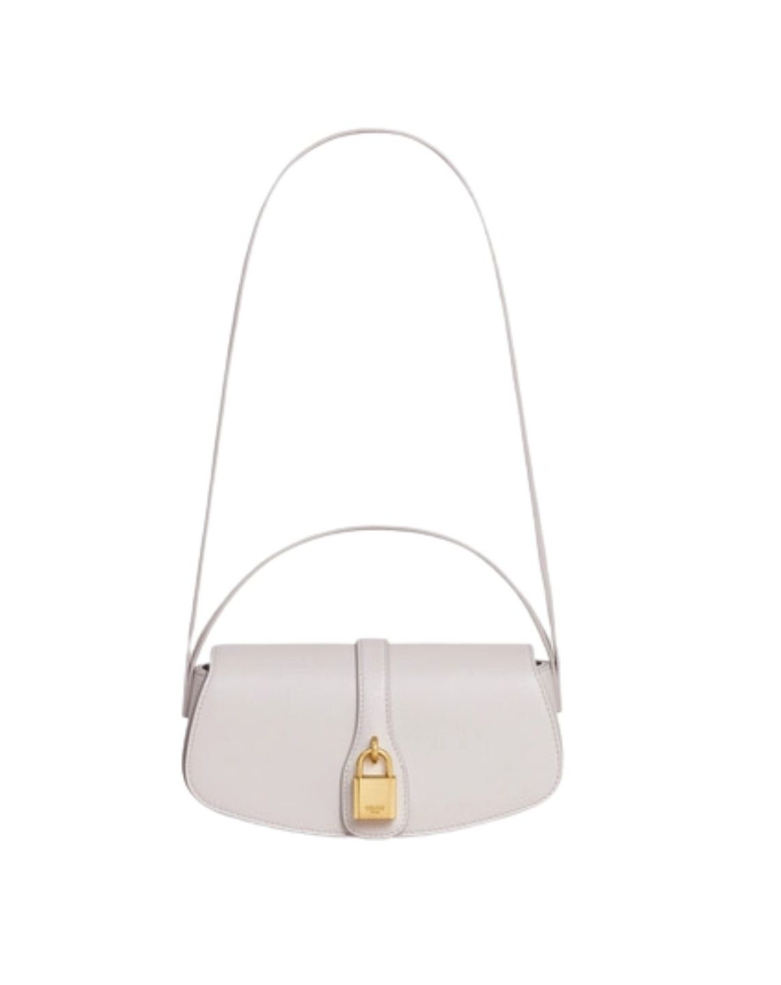 Clutch On Strap Tabou In Triomphe Smooth White/Brown/Black For Women‎ 7in/18cm 10I593DQ1.01CK