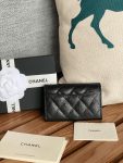 Special Set Chanel Classic: Bag Handbag Silver Hardware + Wallet Card Holder Silver Tone Hardware