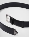 Leather Belt Black For Women 1CC545_8NQ_F0002