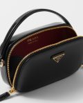 Prada Odette Patent Leather Mini-Bag Black For Women 1BH206_069_F03KJ_V_OVM – 6.8 Inches / 17.5 Cm