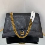 Crush Large Chain Bag In Black For Women 15.7in/ 40cm 716332210IT1000