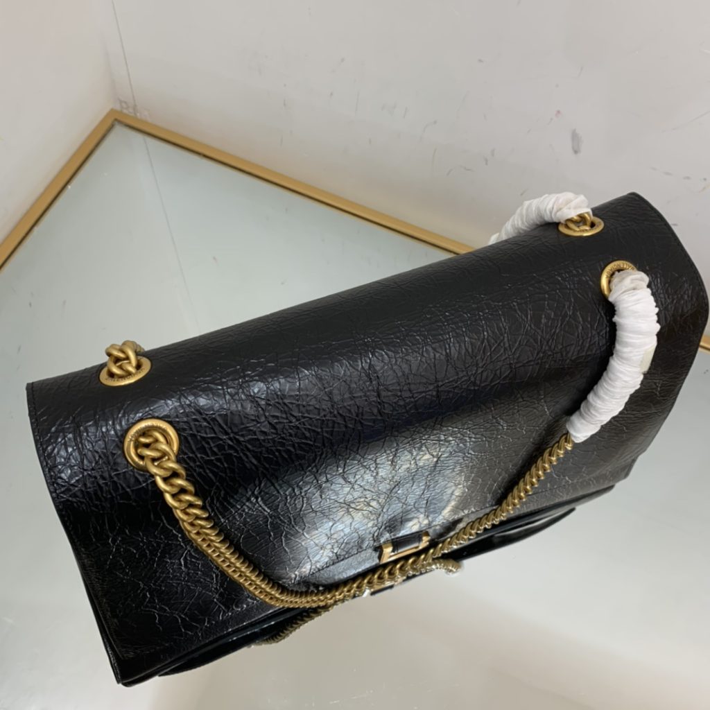 Crush Large Chain Bag In Black For Women 15.7in/ 40cm 716332210IT1000