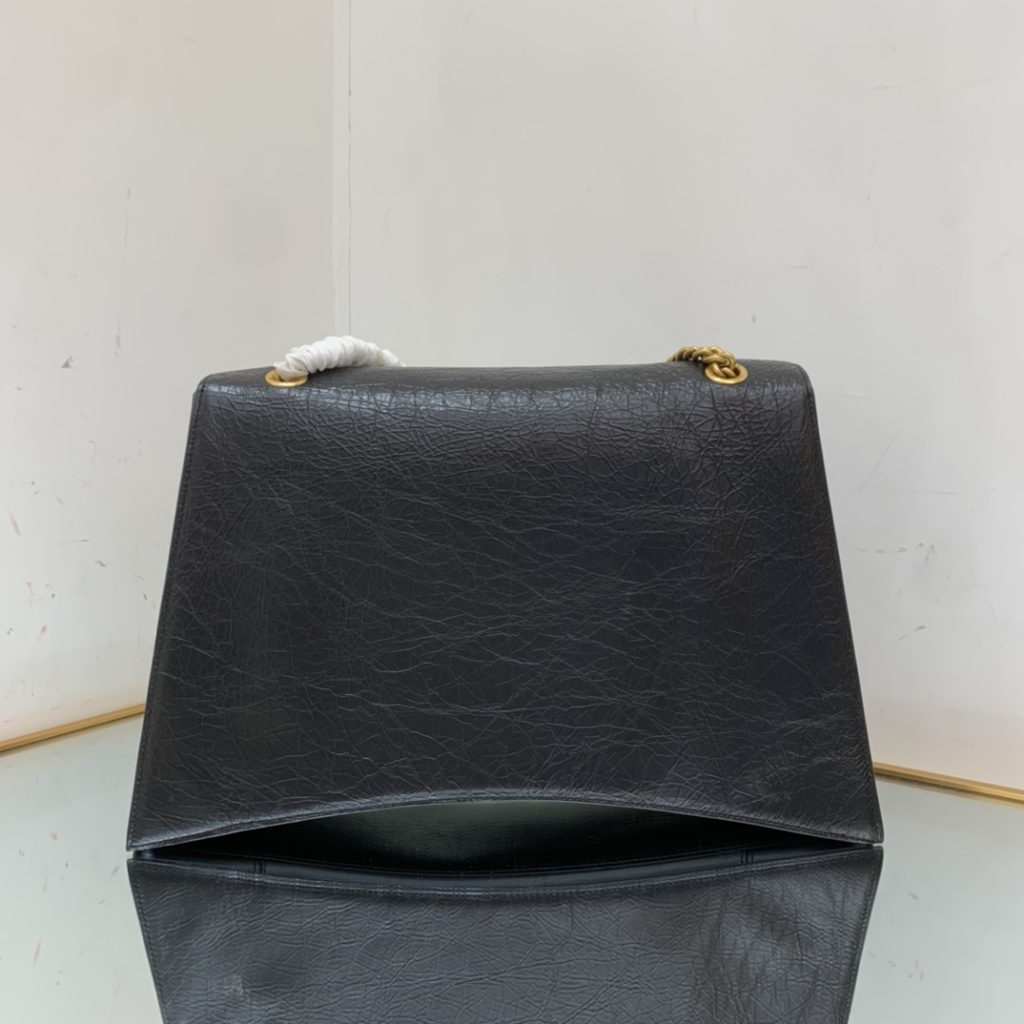 Crush Large Chain Bag In Black For Women 15.7in/ 40cm 716332210IT1000