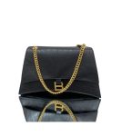 Crush Medium Chain Bag In Black For Women 12in/ 31cm