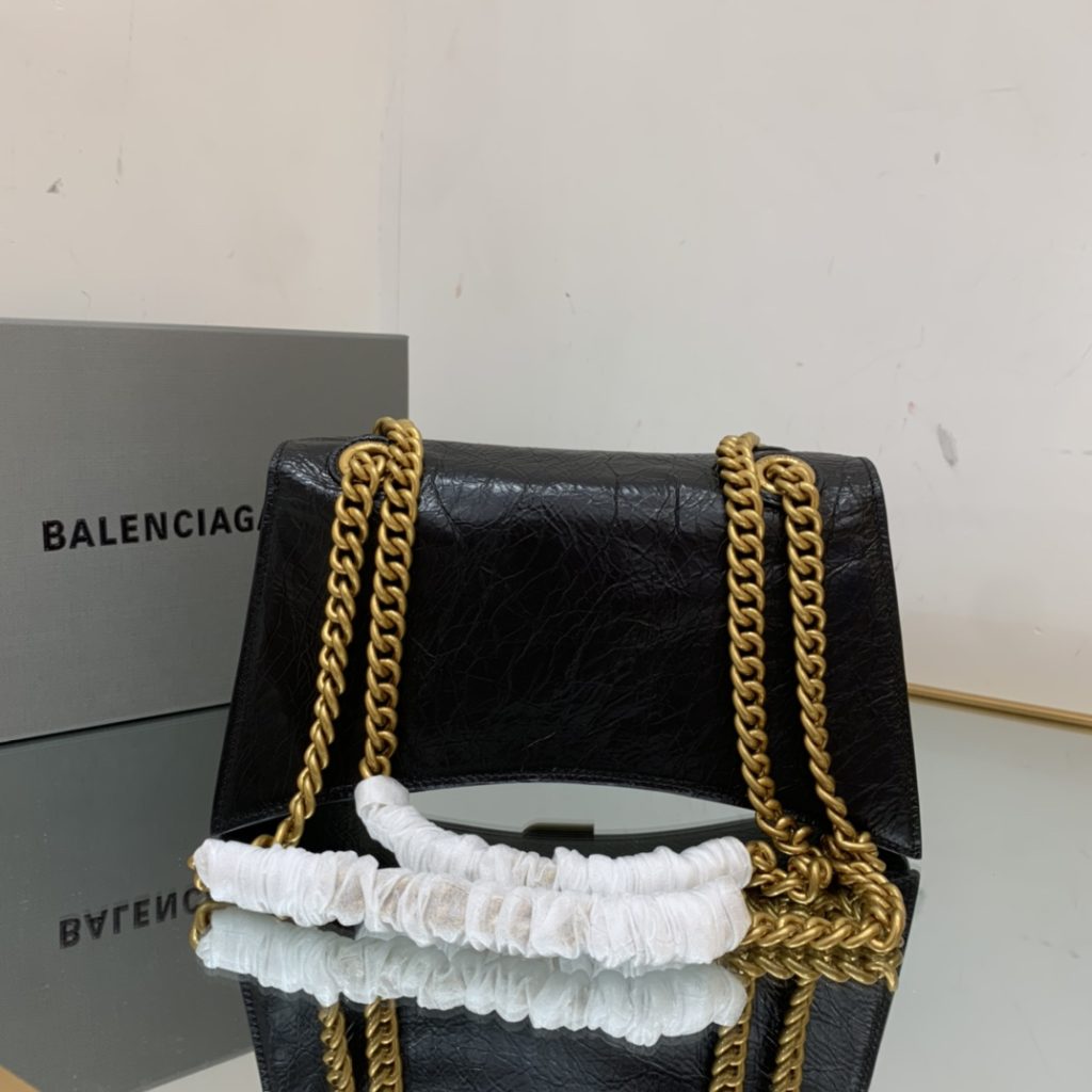 Crush Small Chain Bag In Black For Women 9.8in/ 25cm 716351210IT1000