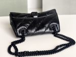 Crush Small Chain Bag Quilted In Black For Women 9.8in/25cm 716351210IY1000