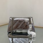 Crush Small Chain Bag Quilted In Sliver Tone For Women 9.8in/25cm 716351210IW8110