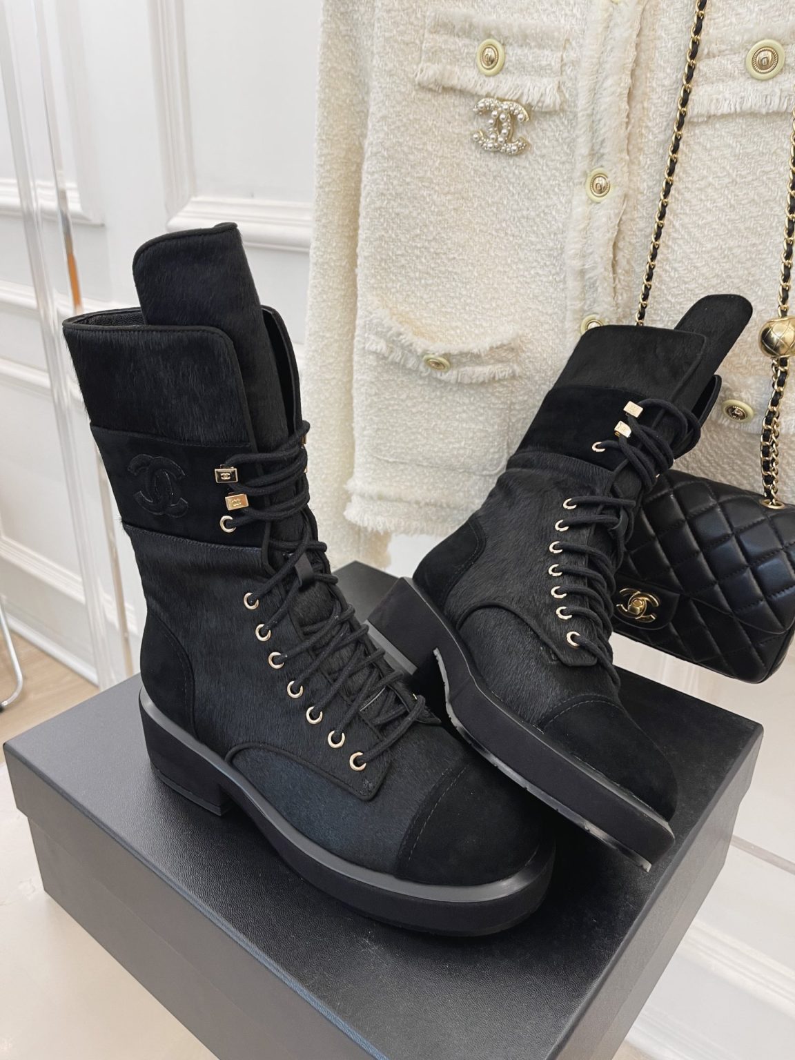 Chanel Women’s Lace-Ups Black For Women