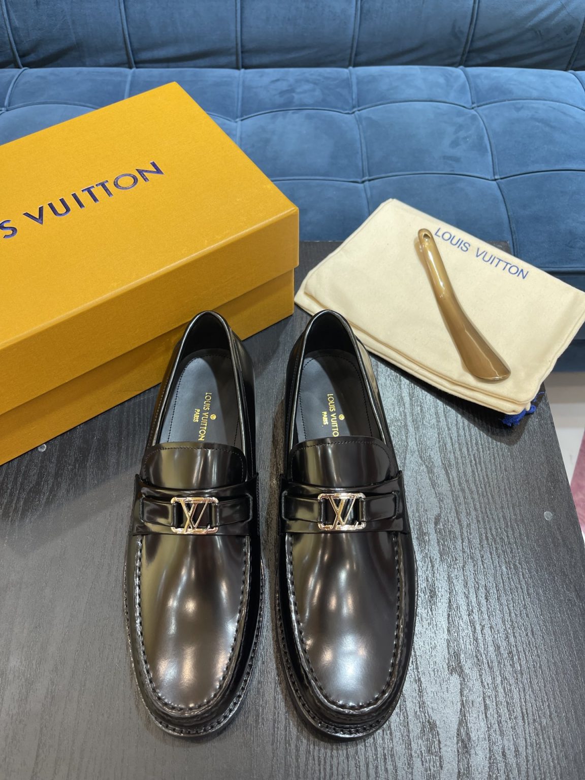 Louis Vuittion Major Loafer Black For Men LV