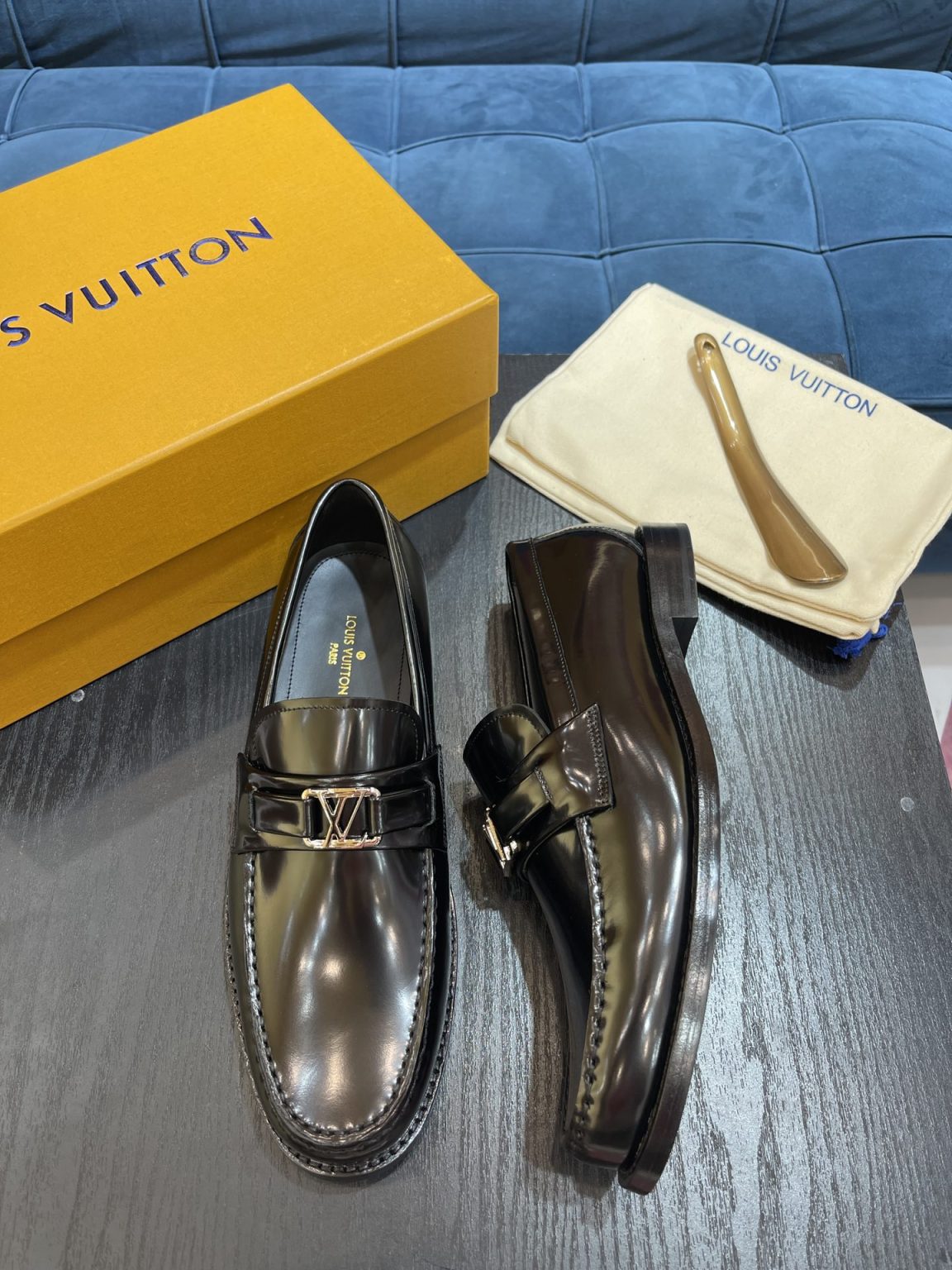 Louis Vuittion Major Loafer Black For Men LV