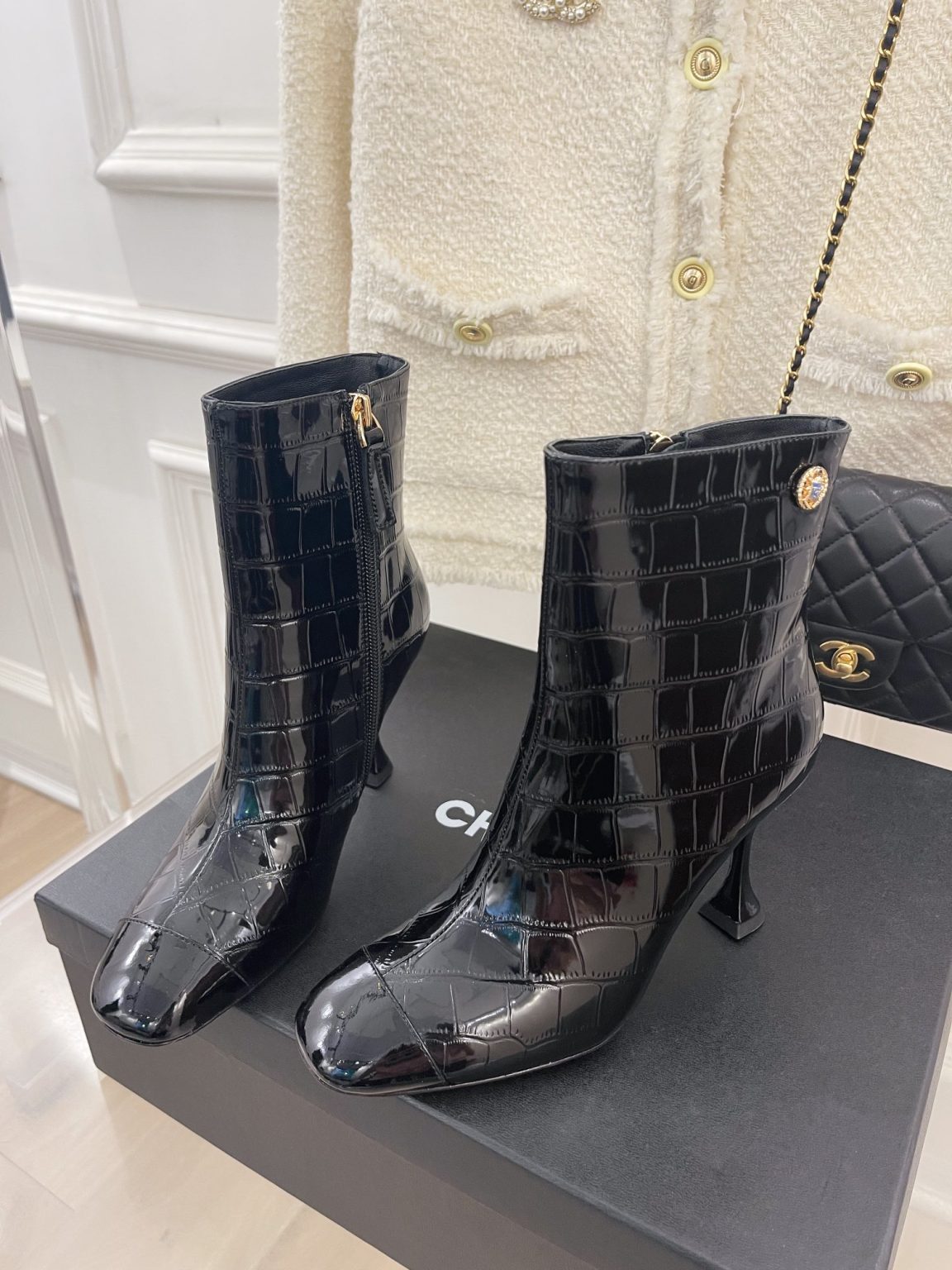 Chanel Women’s Short Boot Black For Women