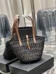 Saint Laurent Panier Medium Bag Black For Women, Women’s Bags 16.5in/42cm YSL