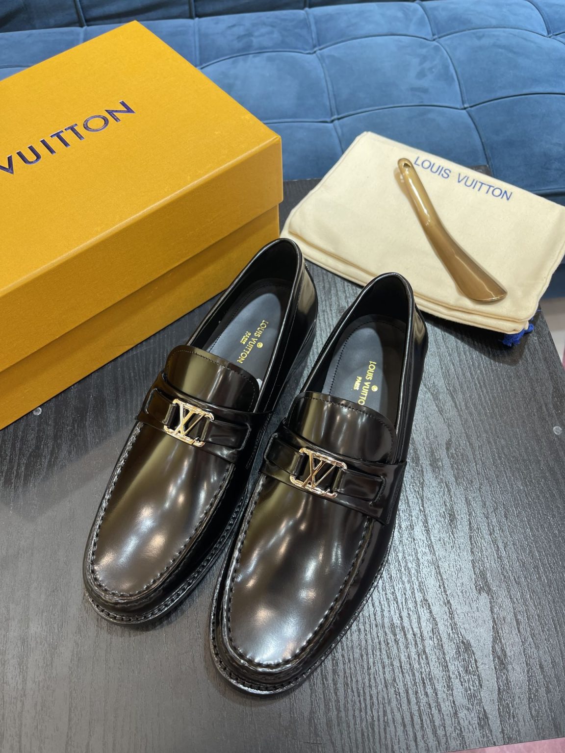 Louis Vuittion Major Loafer Black For Men LV