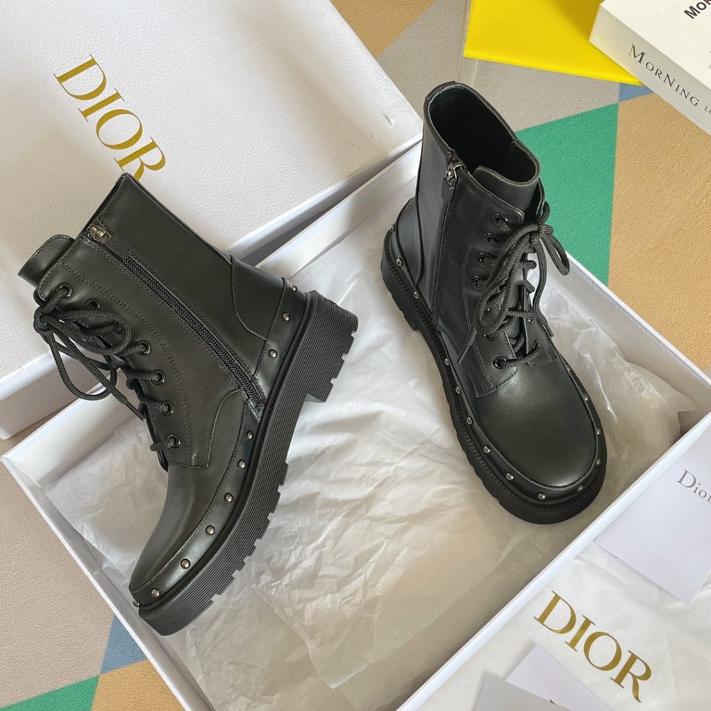 Christian Dior Women’s Diorquake Ankle Boot Black For Women CD