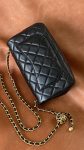 Chanel Mini Flap Bag Black For Women, Women’s Bags 7.9in/20cm