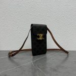 Celine Vertical Mobile Pouch Triomphe Tan For Women 6in/19cm 10j092dqb.04LU