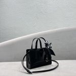 Prada Re-Edition 1995 Brushed Mini Handbag Black For Women, Women’s Bags 8.6in/22cm