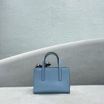 Prada Re-Edition 1995 Brushed Mini Handbag Blue For Women, Women’s Bags 8.6in/22cm